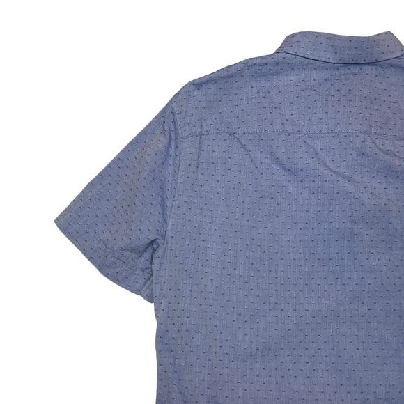 ⚡️SOLD⚡️Armani Exchange Men's Youth Ditsy-Print Dobby Shirt Slim Fit Button Down - Picture 12 of 16